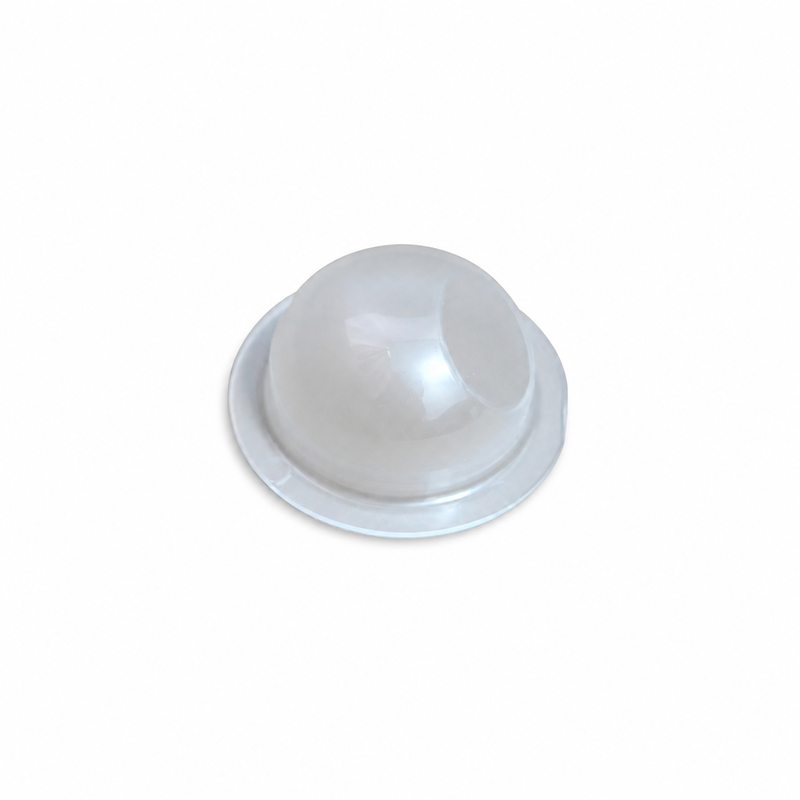 Curved optical dome lens component