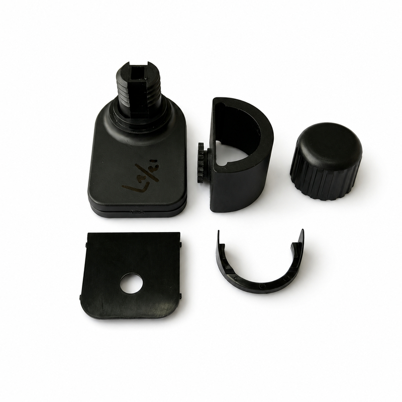 Black moulded automotive camera module components