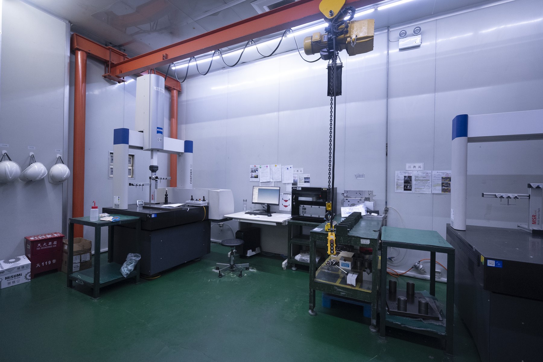 CMM quality inspection room at JingZhan Mould Technology